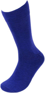 Feraricci Solid Color Casual Dress Socks for Men - Colorful & Comfortable Crew Socks