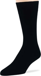 7BigStars Mens Dress Socks – 6 Pairs Crew, Soft Stay Up, Cotton Comfort for Business, Office, Big and Tall, Breathable