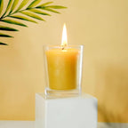 18PCS Pure Natural Beeswax Votive Candles Bulk, Unscented Handmade Candles for Home Décor, Room, Party, Spa, Gift - 15 Hour Burn Time