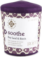 Root Candles Seeking Balance Spa Candle Aromatherapy Candles, Votives, Soothe: Bay Leaf & Birch, 18-Count