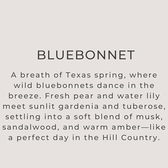River Birch Bluebonnet Scented Linen and Room Spray | Home Fragrance | 4 oz Glass Amber Bottle | Luxury Signature Scent | Handmade in Texas