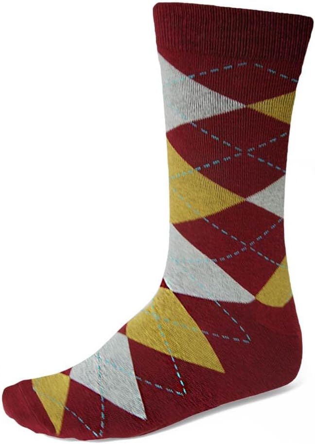 tiemart Men's Socks, Fits Men's Shoe Sizes 8-12