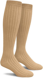 Knee High Solid Color Cotton Socks for Men Women and Youth