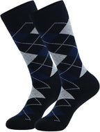 Men's Dress Socks 5 Pairs Mens Cotton Calf Business Formal Socks Soft Breathable Athletic Long Crew Casual Socks