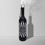 Sermo Glass Bottle Incense Holder Burner (Lotus (Rising) - Black)
