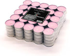 COCODOR Scented Tealight Candles/Tea Rose / 100 Pack / 4-5 Hour Extended Burn Time/Made in Italy, Cotton Wick, Scented Home Deco, Fragrance, Mother's Day