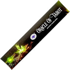 Natural Premium Hand-Rolled Green Tree Incense 15 gr - Oracle of Tarot (Pack of 12)