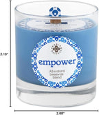 Root Candles Scented Spa Candles Seeking Balance® Handcrafted Wood Wick Aromatherapy Candle, 5.8-Ounce, Empower: Lavandin & Patchouli