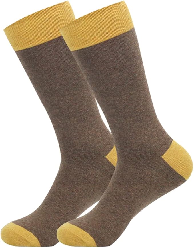 DRASEX Men's Dress Socks Funky Colorful Pattern Cotton Novelty Casual Crew Socks