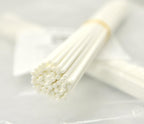 100 Pieces Fiber Reed Diffuser Replacement Refill Sticks (12" x 3mm, White)