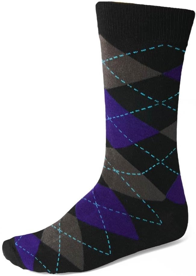 tiemart Men's Socks, Fits Men's Shoe Sizes 8-12