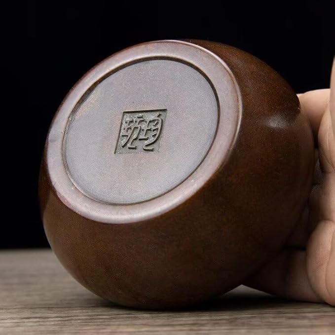 Copper Incense Burner Chinese Brass Incense Burner Kit Traditional Zen Incense Burner Antique Style Office Yoga Home Decor 4.3 * 4.3 * 3.9IN 2.8LB