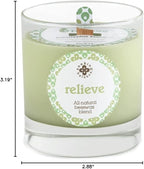 Root Candles Scented Spa Candles Seeking Balance® Handcrafted Wood Wick Aromatherapy Candle, 5.8-Ounce, Relieve: Eucalyptus & Menthol