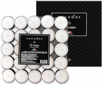 COCODOR Scented Tealight Candles/Winter Jasmine / 100 Pack / 4-5 Hour Extended Burn Time/Made in Italy, Cotton Wick, Scented Home Deco, Fragrance, Mother's Day
