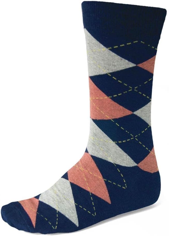 tiemart Men's Socks, Fits Men's Shoe Sizes 8-12