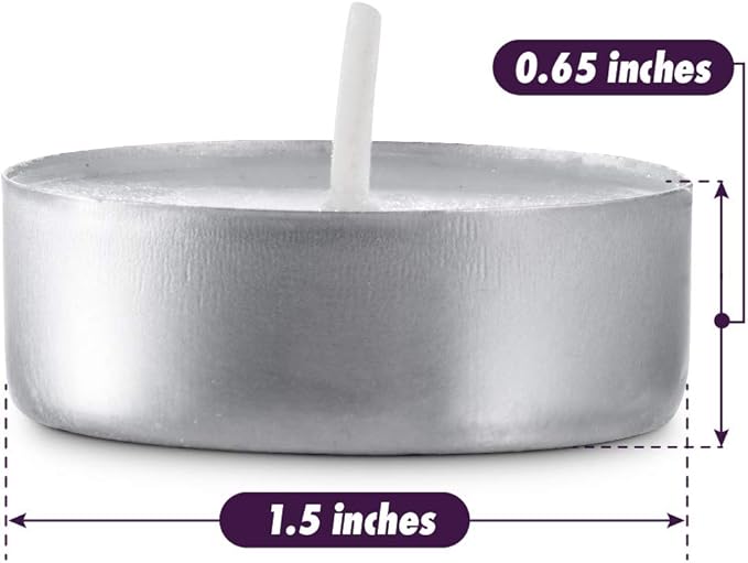 MontoPack Unscented White Tealight Candles Bulk [300] | 4 Hours of Smokeless, Dripless, Long Lasting Burning Paraffin Tea Lights | Small Votive Mini Candles for Home, Shabbat, Weddings & Emergencies