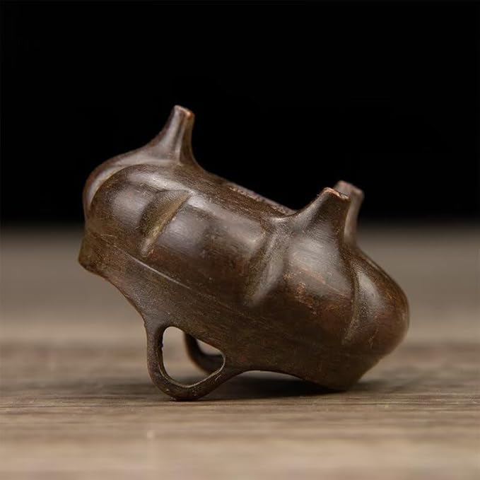 Incense Burner Chinese Incense Holder Brass Incense Burner Zen Copper Incense Burner Antique Style Home Office Fengshui Decor 2 * 2 * 1.4IN 0.2LB