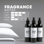 Room Spray for Home 212 Hotel - Air Freshener for Home - Linen Spray for Bedding, Pillow Spray - Floral and Marine (Sea Salt and Orchid) - Room Freshener. Long Lasting - 8oz/237ml by Nimbu Lab