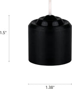 Mega Candles 12 pcs Unscented Black Votive Candles, Hand Poured Wax Candle 10 Hours 1.38 Inch x 1.5 Inch, Home Décor, Wedding Receptions, Centerpieces, Occasions, Events, Meditations, Holders