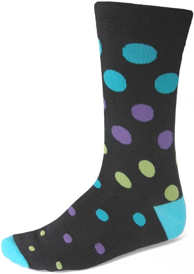 tiemart Men's Socks, Fits Men's Shoe Sizes 8-12
