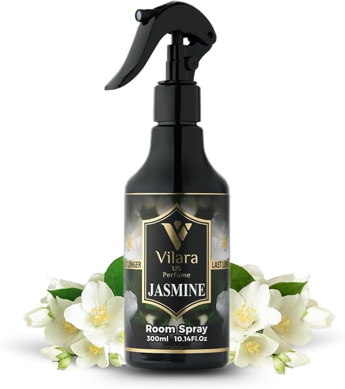 Room Spray Freshener - Long-Lasting Luxury Scents - Room and Linen Spray for Bedding, Sheets, Fabric, Furniture for Aromatherapy - 10.14 fl oz (Multipack 3:Spring,Rose,Jasmine)