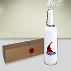 Sermo Marine Series Glass Smoking Bottle Incense Holder Burner (Boat)