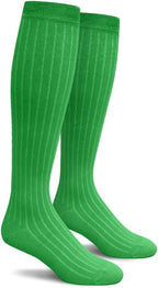 Knee High Solid Color Cotton Socks for Men Women and Youth