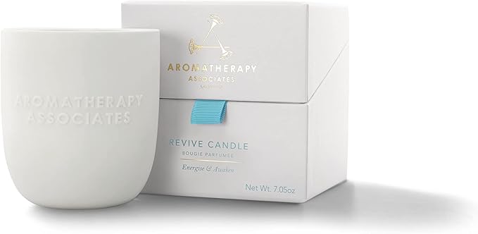 Aromatherapy Associates Revive Candle. Energizing Grapefruit, Rosemary and Juniper Berry Candle to Uplift The Spirit. Natural Wax Burns Over 40 Hours (7.05 oz)