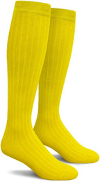 Knee High Solid Color Cotton Socks for Men Women and Youth