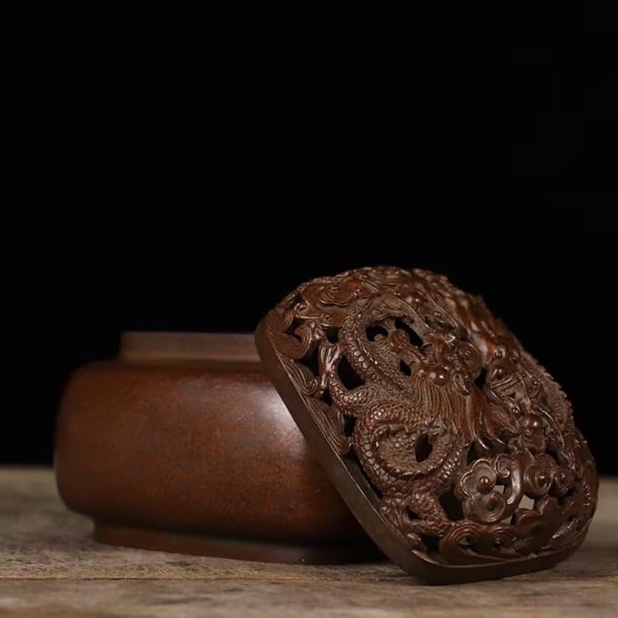 Brass Incense Burner Chinese Traditional Incense Burner Kit Zen Copper Incense Burner Office Home Yoga Room Sandalwood Burner Decoration Censer