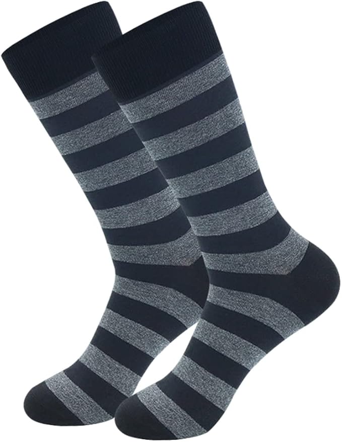 DRASEX Men's Dress Socks Funky Colorful Pattern Cotton Novelty Casual Crew Socks