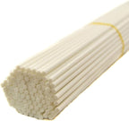 100 Pieces Fiber Reed Diffuser Replacement Refill Sticks (10" x 3mm, White)