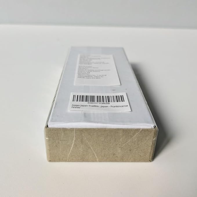 Asayu Japan Traditional Smoke Incense Sticks Frankincense Scent (40gr) for Morning Meditation, Relax or Yoga, Made in Japan - Frankincense