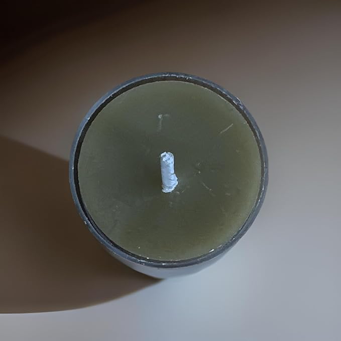 Candlestock Real Bayberry Tealight Candle 6 Pack – Pure Bayberry and Pure 100% USA Beeswax Blend – Dripless Tealight Candle Set