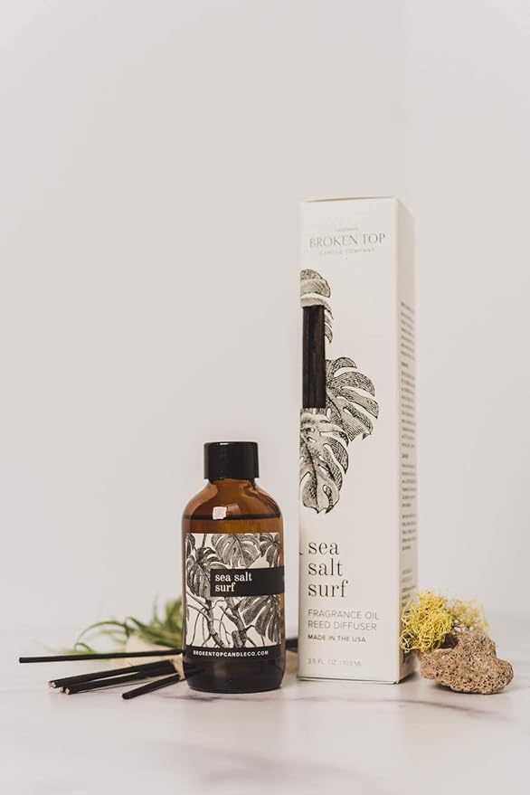 BROKEN TOP Natural Reed Diffuser Set (Sea Salt Surf)