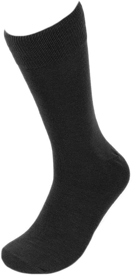 Feraricci Solid Color Casual Dress Socks for Men - Colorful & Comfortable Crew Socks