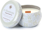 Root Candles Seeking Balance Wood Wick Spa Candle Aromatherapy Candles, 4-Ounce Travel Tin, Illuminate: Juniper Rosewood
