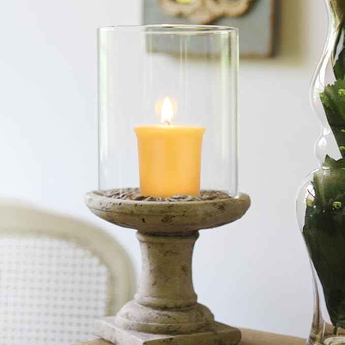 Beeswax Votive Candles Bulk-Pack of 10,Pure Natural Beeswax,Handmade Candles Gift Set for Holiday, Wedding,Party