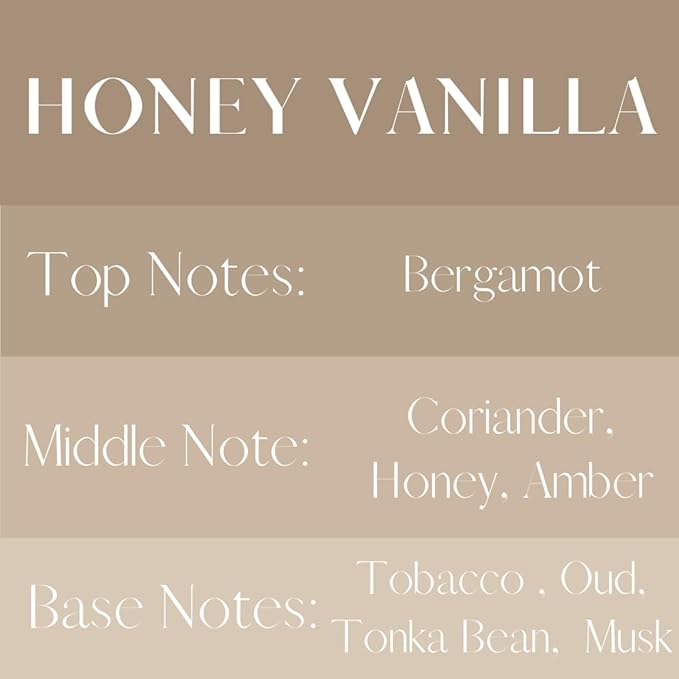 River Birch Luxury Linen and Room Spray - Home Signature Scent Honey Vanilla Room Fragrance Spray - Fragrant Fresh Linen Air Freshener For Bedding - Handmade in Texas - 4 oz Glass Amber Bottle