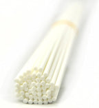 50 Pieces Fiber Reed Diffuser Replacement Refill Sticks for Aroma Fragrance (White, 10" x3mm)