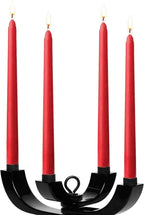 14 Pack Red Taper Candles - Taper Candles 12 Inch Dripless, Smokeless & Unscented - 10 Hours Long Burning - Hand Poured Tall Candlesticks - Ideal for Weddings, Dinner Parties, and Home Decor