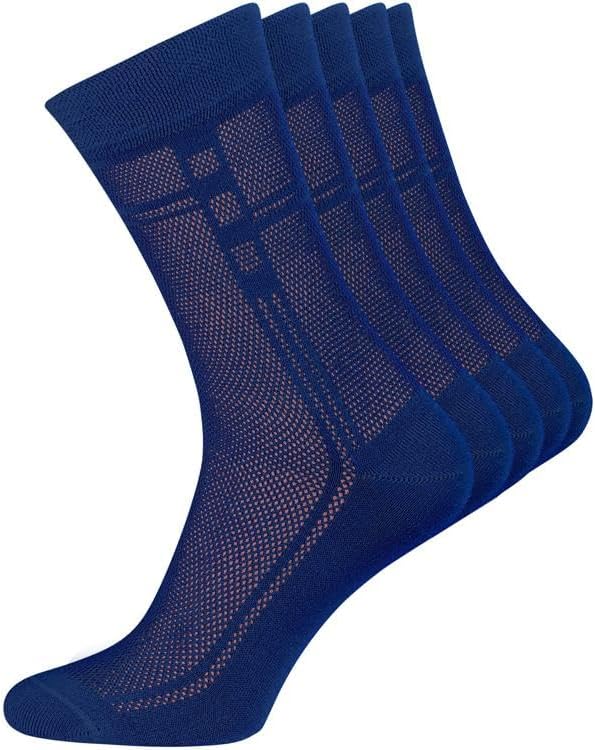 Men's Socks, Ultra Thin Breathable Cotton Mens Dress Socks (5 pack), Super Soft and Lightweight Sock for Men
