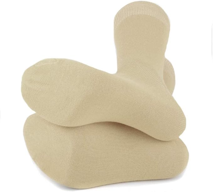 Feraricci Solid Color Casual Dress Socks for Men - Colorful & Comfortable Crew Socks