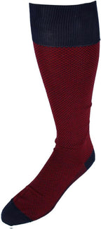 Trafalgar Men's Clayton Birdseye Over The Calf Mercerized Cotton Socks (1Pair)