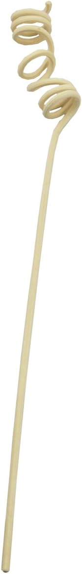 Wavy Spiry Natural Rattan Reed Fragrance Diffuser Replacement Refill Sticks 20 Pieces (12" x3mm Roll, Natural Color)