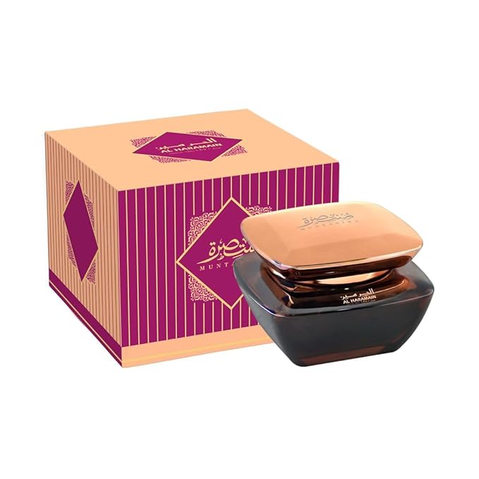 Al Haramain Muntasira Oudh Maal Attar Arabian Bukhoor - Premium Arabic Bakhoor Incense - Long-Lasting Fragrance - Islamic, Eid & Ramadan Gifts - Perfect for Home, Prayer, Meditation, Relaxation - 75gm