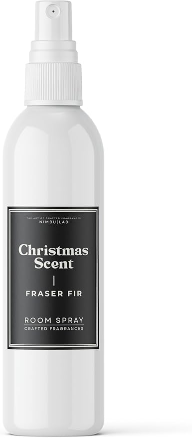 Fraser Fir Tree Scent Room Spray – Long-Lasting Natural Air Freshener | Linen & Fabric Spray for Home | Traditional Fresh Pine Scent | Eco-Friendly | Fresh-Cut Tree | 8oz by Nimbu Lab
