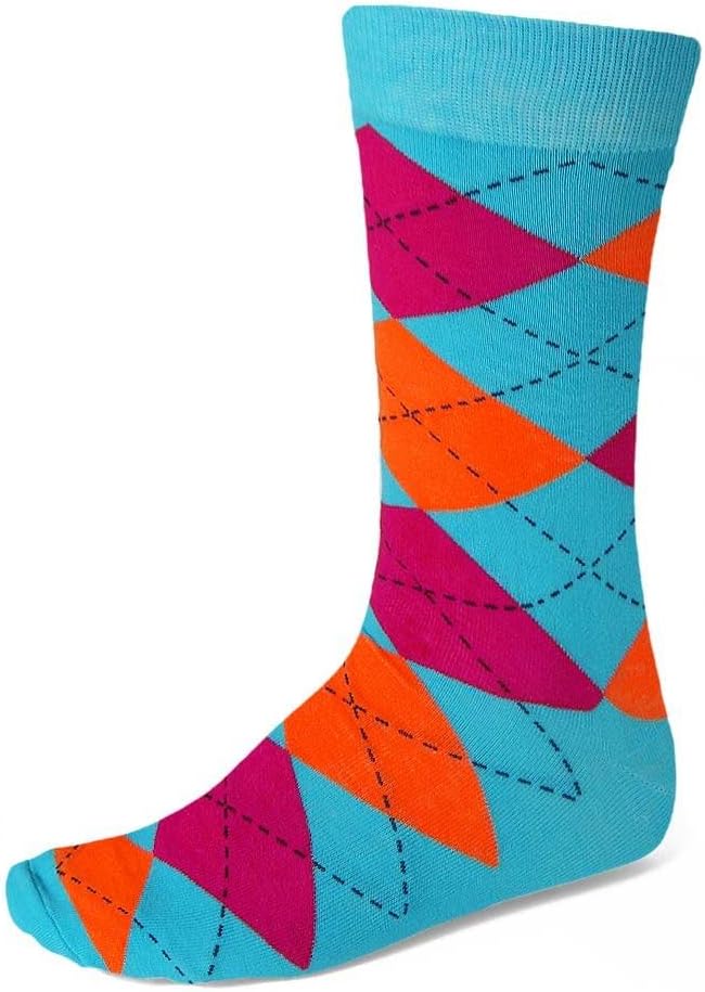 tiemart Men's Socks, Fits Men's Shoe Sizes 8-12