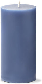 tag Color Studio 3X6 Pillar Candle Blue Denim Smokeless Paraffin Wax Burn Time 85 Hours 3x6 Blue Denim