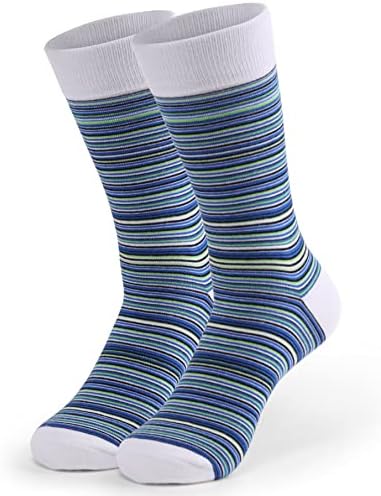 HHX YONLEE Dress Socks 5/6/10 Pairs Crew Argyle Colorful Cotton Novelty Casual Happy Fun
